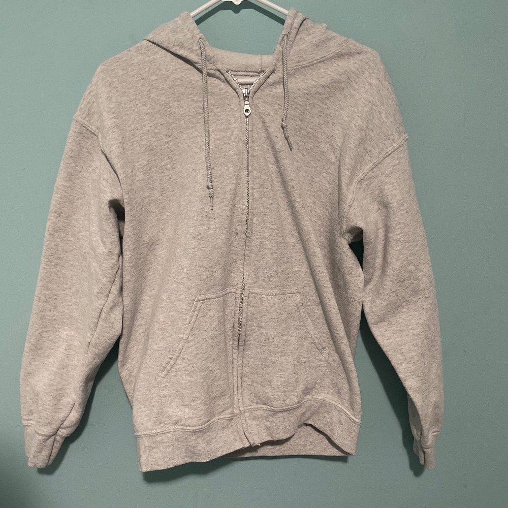 Gray Make Today a Good Day Zip Up